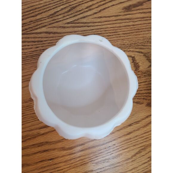 White Ceramic Harvest Pumpkin Container With Lid From 1-800-Flowers Arrangement - Picture 10 of 10